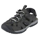 Northside Girls Athletic Sandal, Black/Camo, 7 Little Kid