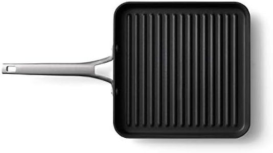 Calphalon Premier Hard-Anodized Nonstick 11-Inch Square Grill Pan, Black