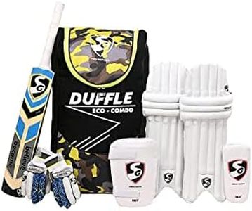 SG Kashmir Eco Cricket Kit for Youth, Size 6 (Ideal for Age Between 11 to 13 Yrs), Multi Colour, ECO-CK-Youth