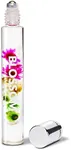 Blossom Roll on Perfume Oil for Women, Alcohol Free Rollerball Perfume with Essential Oil, Infused with Real Flowers, Made in USA, 0.20 oz (Lemon, Bergamot, Violet, White Musk), Cactus Flower