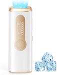 IPL Laser Hair Removal Device for Women & Men - Safe At-Home 45°F Ice-Cooling Contact for Painless & Long-Lasting Results, 86% Less Hair In 3 Weeks for Full Body & Face, White