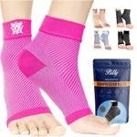 Bitly Plantar Fasciitis Sock - Ankle Support Socks - Compression Sleeve for Men & Women - Foot Support Brace to Relieve Pain, Improve Circulation & Heal - Pair