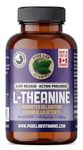 Pure Lab Vitamins | Slow Release L-Theanine 200mg | 60 Vegi Capsules | Concerns and Pressure Relief Supplements | Brain Memory & Focus Supplement for Adults