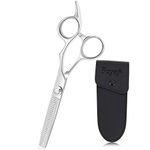 Thinning Scissors Hair Cutting Scissor, Fcysy Professional Barber 5.5” Thinning Scissors Hairdressing, 440C Thinning Shears Scissors, Hairdresser Blending Scissors for Women Men