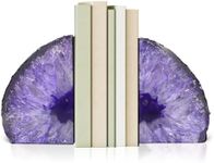 Purple Bookends, Agate Bookends, Ha