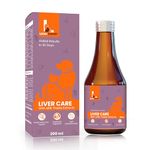 LICKICIOUS Liver Care Syrup for Dogs & Cats 200ml | with Milk Thistle (Silymarin) & Inositol | Supports Liver Health, Detoxification, Digestion & Appetite | Chicken Flavour Supplement/Tonic for Pets