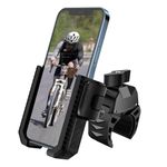 Bike Phone Mount, Motorcycle Phone Holder, [1s Auto Lock] Bike Phone Holder Handlebar Clamp, Bicycle Scooter Phone Clip,Anti-Shake Handlebar Phone Mount for iPhone 15 Pro Max Plus,4.5-7.0" Smartphone