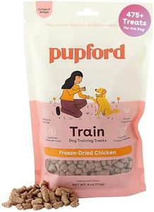 Pupford Freeze Dried Training Treats for Dogs & Puppies, 475+ Two Ingredient Bites (Chicken, 4 oz)