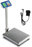 Happygrill 660lbs Digital Weight Scale Floor Platform Scale for Weighing Package Shipping Mailing Postal Scale with LB/KG Price Calculator