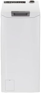 Hoover Toplader Waschmaschine THOS476TM5-S 7 kg I Smarte Bedienung mit Wi-Fi und Bluetooth I Nachlegefunktion I Mix Power System I 1400 U/min Schleuderdrehzahl I Weiß
