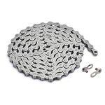 zonkie Single-Speed Bicycle Chain 1/2 x 1/8 Inch 122 Links