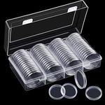 60 Pcs 41mm Coin Holder Coin Capsul