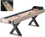 VEVOR Shuffleboard Table, 9 ft LED 