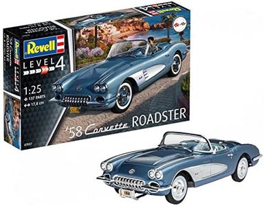 Revell 1:25 Scale 1958 Corvette Roadster Car Model Assembly Kit