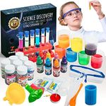 Zrauker Science Kit with 80+ Experiment Kit, Aged 6 7 8 9 10 11 12 13 14 15, DIY STEM Chemistry Kit, Scientific Learning Tools Kits, Great Gift for 6-8-12-15 Year Old Boys & Girls