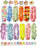 50 PCS Soft Hawaiian Leis Luau Part