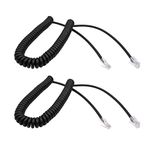 Aimtobest HM-133 RJ45 8 Pin Microphone Mic Cable Cord for ICOM HM-151 HM-133V HM-133S HM-98 HM-207 IC-2300H IC-V8000 ID-5100A ID-4100A IC-2730 ID-880H ID-800H IC-2820H IC-2720H IC-208H Radio