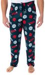 Dungeons and Dragon Men's Allover Game Dice Print Sleep Lounge Pajama Pants