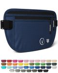 Money Belt for Travel - Security Fanny Pack for Phone, Money, Passport, & More with Anti Theft RFID Protection - Slim Under Clothes Hidden Wallet Holder Bag - Unisex Travel Waist Pouch for Women & Men