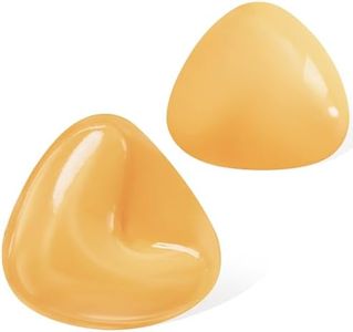 Niidor Adhesive Bra Inserts, Double Sided Sticky Push Up Pads Inserts, Reusable Silicone Sticky Bra Pads for Bikini,Swimsuit Nude