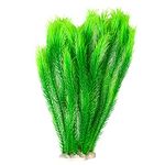 HAOSEA Aquarium Plant Artificial Plastic Fish Tank Plants for Aquarium Fish Tank Aquatic Greenery Decoration Water Grass Plants 35cm/13.8inch