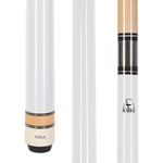 ASKA L3 No Wrap Pool Cue Stick, 58" Hard Rock Canadian Maple, 13mm Hard Tip, Improve Your Game (White 19-Ounce)