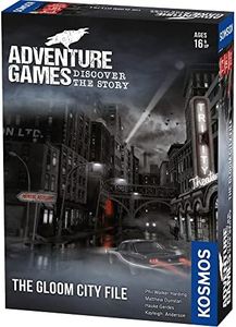 THAMES & KOSMOS 695135 | Adventure Games: The Gloom City File | Discover The Story | Cooperative Board Game | 1-4 Players | Ages 16+