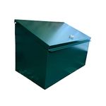 Indoor Outdoors Lockable Metal Parcel Delivery Box - Waterproof and Smart Lock Secure Container, Courier Package, Postbox, Waterproof Storage Box, Drop Box Deliveries - With Lock