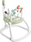 Fisher-Price Baby Bouncer SpaceSaver Jumperoo Musical Activity Center with Lights Sounds & Developmental Toys, Puppy Perfection