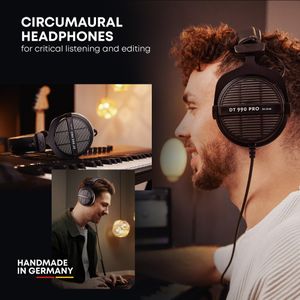 Beyerdynamic DT 990 PRO Headphones – 80 Ohm Studio Monitor