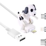 Funny Humping Dog Fast Charger Cable, Humping Dog Charger for iPhone, Humping Dog Phone Charger - for iPhone/Android/Type-C (A-White,for Type-C)