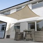 Kookaburra Waterproof Garden Sun Shade Sail Canopy in Mocha 98% UV Block (3m x 2m Rectangle)