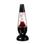 Funtime Gifts LED Mini Lava Volcano Lamp, Integrated, 4.5 W, Plastic, Red