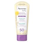 Aveeno Baby Mineral Sunscreen Lotion SPF 50-100 Naturally Sourced Zinc Oxide for Sensitive Skin - Water Resistant - 88 mL(packaging may vary)