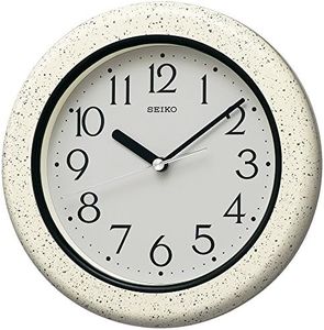 Seiko clock wall clock analog life waterproof strengthen the moisture-proof dust-proof type Kitchen & Bath gray pattern KS441H SEIKO