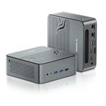 Loudspeakers Gaming Mini PC Ryzen 7 7840HS Windows 11 Pro Mini Computers, Radeon 780M 32B DDR5+1TB PCI Express 4.0 SSD, USB4 *2, WiFi 6/BT 5.2, Dual 2.5GbE LAN