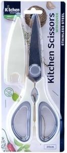 Home Master Stainless Steel Kitchen Scissor with Cover, 20 cm Length