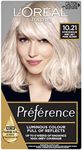 L’Oréal Paris Préférence Permanent Hair Colour, 10.21 Stockholm Very Light Pearl Blonde