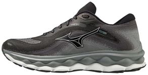 Mizuno Womens Wave Sky 7 Running Shoe, Black-silverstar, 5 UK