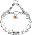 Herm Sprenger Prong Collar for Dog Training | Micro Prong Stainless Steel Ultra-Plus Dog Collar | Assembly Chain Training Collar for Smaller Dogs | Made in Germany - (1.5 mm, (Neck Size Upto 9.5"))