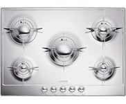 Smeg P705ES Gas Hob - Stainless Steel