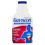 Gaviscon Liquid Regular Strength Antacid - 600 ml - Antacid Liquid for Day and Night Heartburn Relief, Acid Reflux and GERD Relief, Fruit Blend - Free of Aluminum, Lactose and Gluten