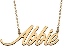 HUAN XUN Dainty Abbie Name Necklace