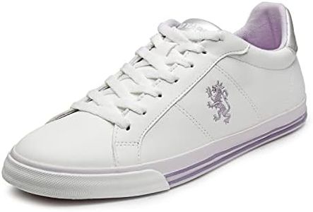 Red Tape Walking Sports Shoes for Women | Soft Cushioned Insole, Slip-Resistance, Dynamic Feet Support, Arch Support & Shock Absorption White/Lilac