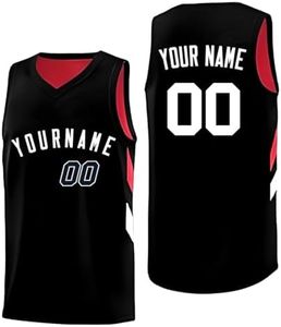 beyleaycau Custom Basketball Jersey Personalized Printed Name Number Breathable Athletic Sports Shirts for Men/Boy