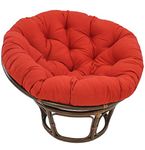 Blazing Needles Twill Papasan Cushion, 1 Count (Pack of 1), Red