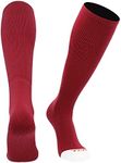 TCK Prosport Performance Tube Socks (Cardinal, Medium)