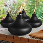 FAN-Torches 4 Pack Metal Table Top 