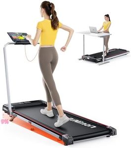 RUNIMON Laufband für Zuhause mit Steigung,6 IN 1 Walking Pad mit 9% Neigung,12km/h Laufband für Zuhause Klappbar,2.5HP Treadmill für Zuhause & Büro,2-LED-Anzeige,Smarte App