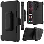 Takfox Galaxy S23 Ultra Case, for Samsung S23 Ultra Belt Clip Holster Phone Case Kickstand Protective Rugged Heavy Duty Shockproof Dustproof Durable Cover for Samsung Galaxy S23 Ultra (Black/Black)